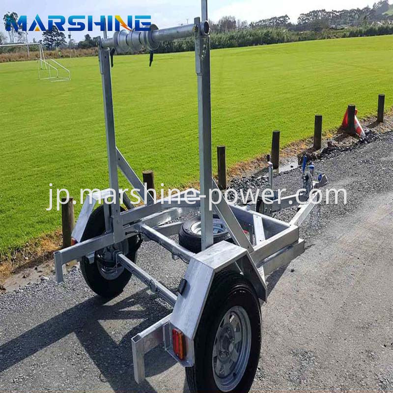 Single Reel Cable Wire Trailer Jpg